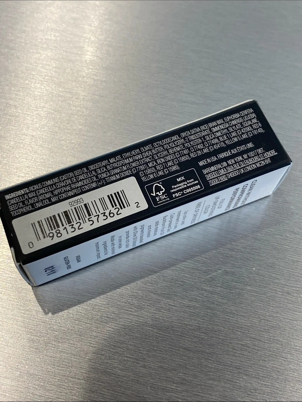 bareMinerals Mineralist Hydra-Smoothing Lipstick Intuition NIB .12 oz